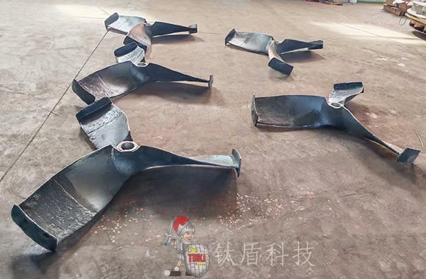 電廠攪拌器葉片碳化硅耐磨涂料維修.jpg