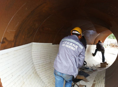 耐磨氧化鋁陶瓷施工